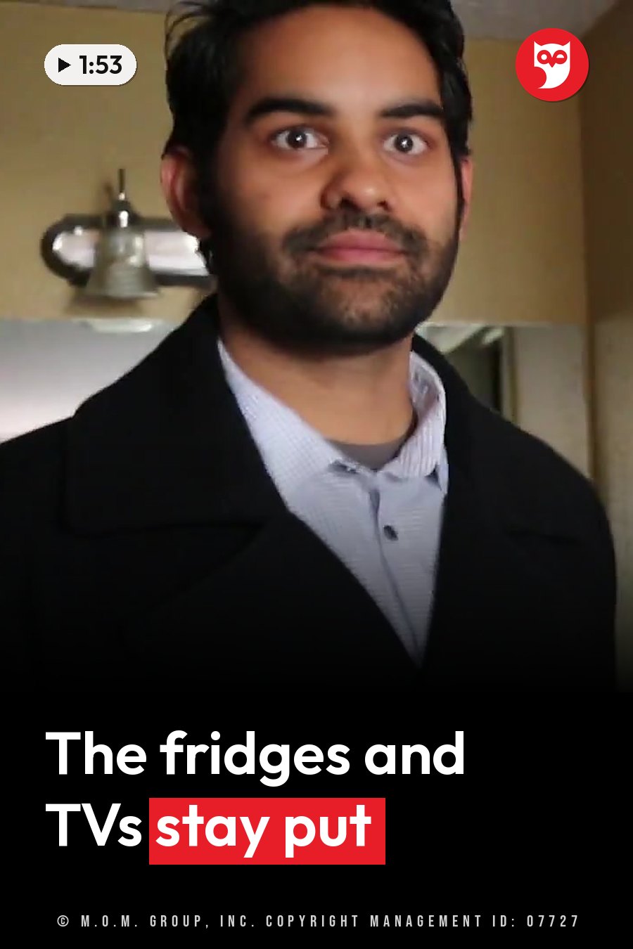 Akash Kalia, with dark hair and a beard, wears a black coat over a light shirt and looks straight at the camera. A headline runs in white letters across the lower third.